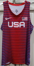 NEW Women's Size Large Nike Pro Elite Olympic Team USA Track  Field Singlet Red