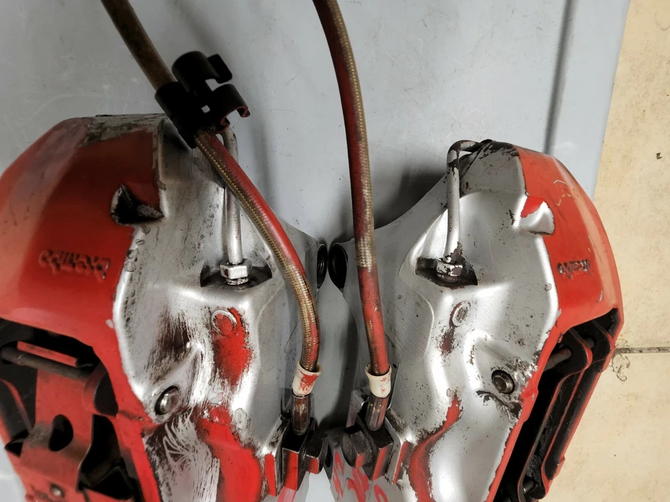 2003-2004-2005-2006-2007-2008 JAGUAR S-TYPE R XJR FRONT BRAKE CALIPERS BREMBO - Image 2 of 3