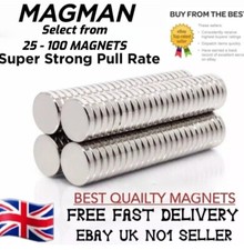 Strongest N52 Fasteners Strong Various Sizes 10mm DIY, Craft Small Disc Magnet