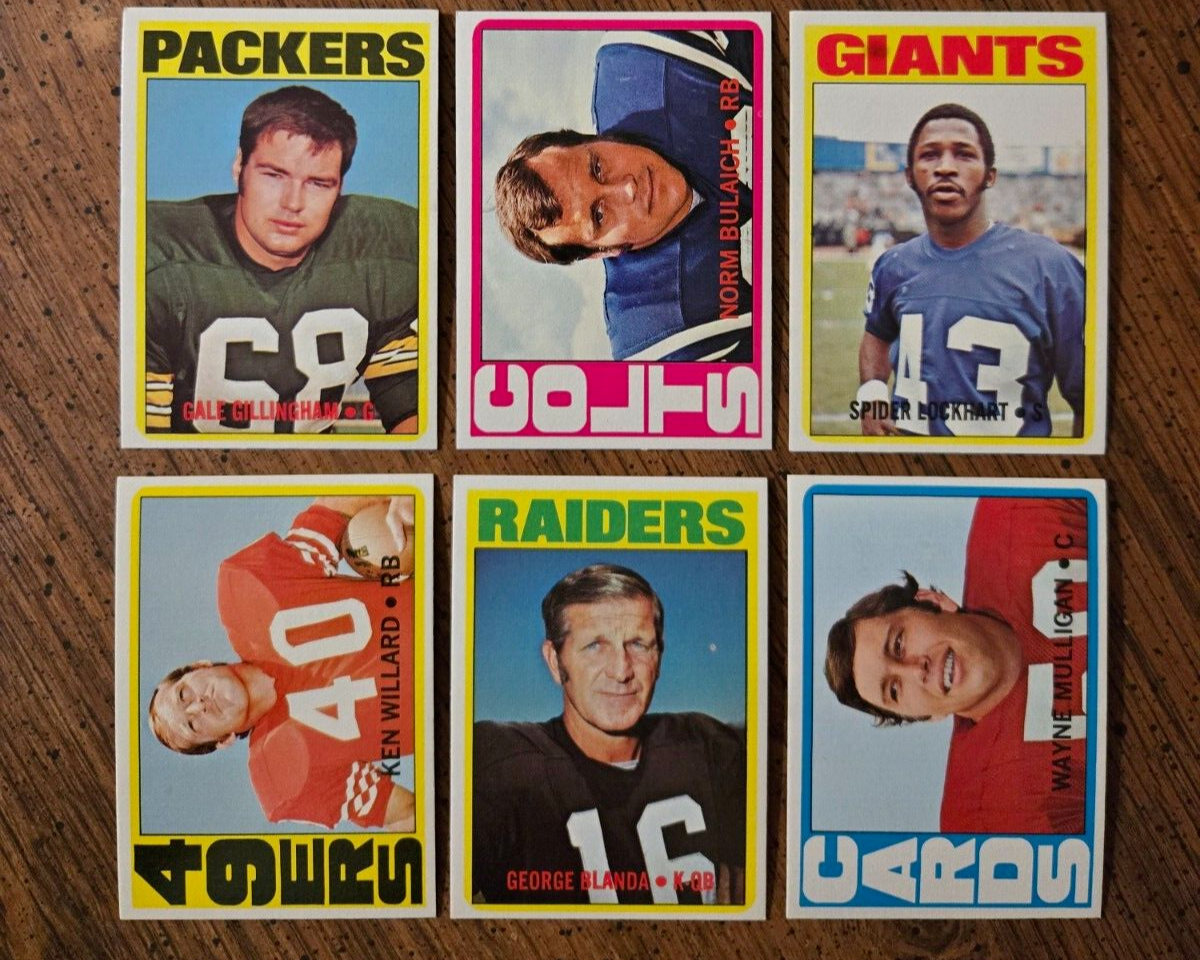 1972 TOPPS FOOTBALL YOU PICK #201 - #263 ****FREE SHIPPING**** | eBay