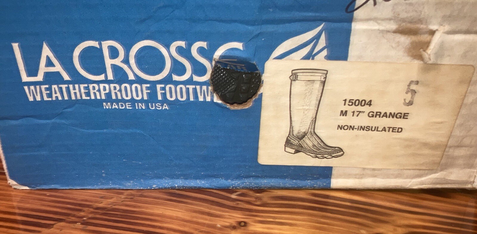 Lacrosse Footwear Grange Uninsulated Waterproof Hunting Farming Boots Green US 5