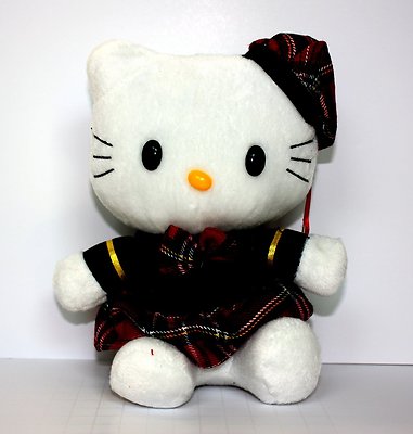 Hello Kitty Plush Wearing Custom 6.5 Inches 