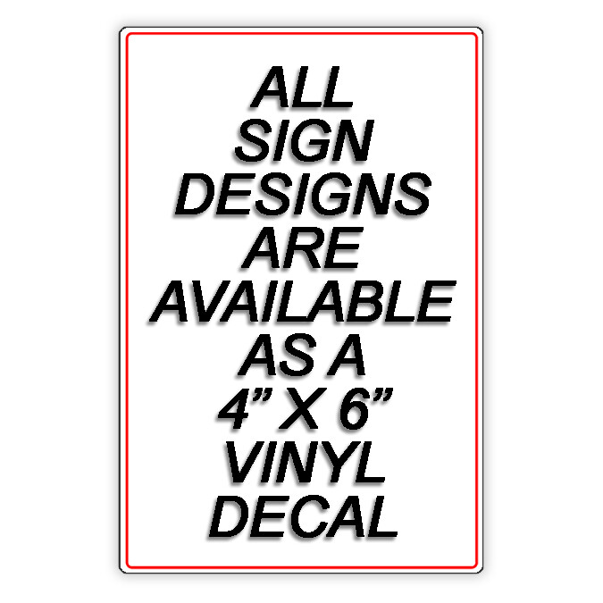 OSHA Danger Standby Generator Automatically Starts Metal Sign Decal 6 SIZES W082