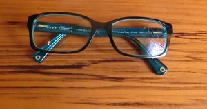 Coach BROOKLYN HC 6040 5116 Dark Tortoise/Teal 50-16-135 Eyeglasses Frame Only