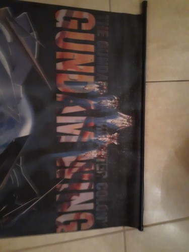 "Póster de anime vintage de tela de desplazamiento de pared Gundam Wing años 90 31"" x 42""" - Imagen 4 de 6