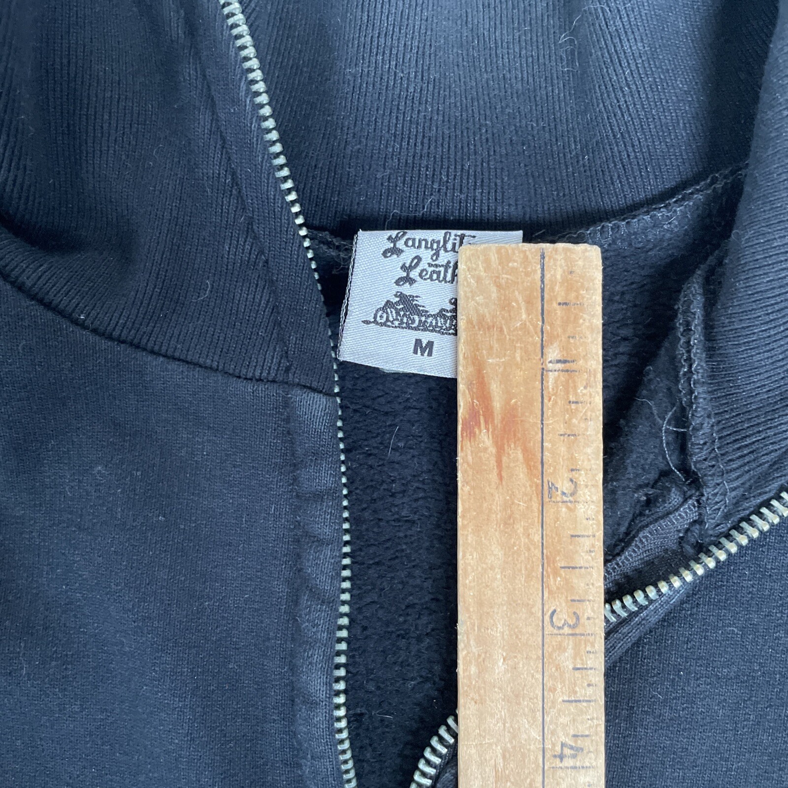 Vintage Ross Langlitz Motorcycle RARE Memorial Cotton Jacket Made in Usa Medium image 10
