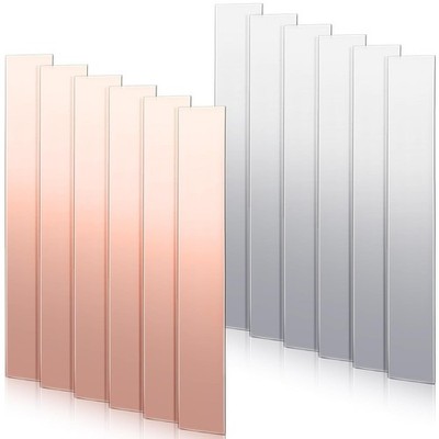 9  Pcs Pure Copper Zinc Anode Sheet 99.9% High Purity Copper Zinc Electrode Stri