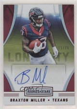 2016 Panini Rookies & Stars Red 11/25 Braxton Miller #RLS-BML Auto 1u6