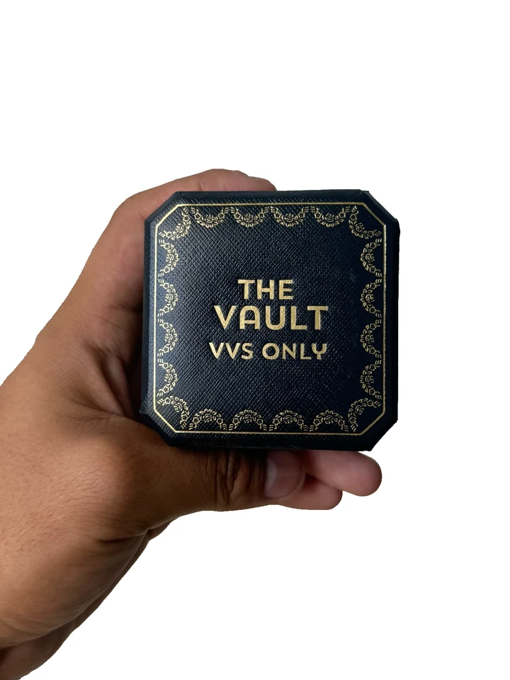 Brincos de halo de moissanita real ouro branco 14k mais de prata 925 hip hop unissex - Imagem 3 de 4