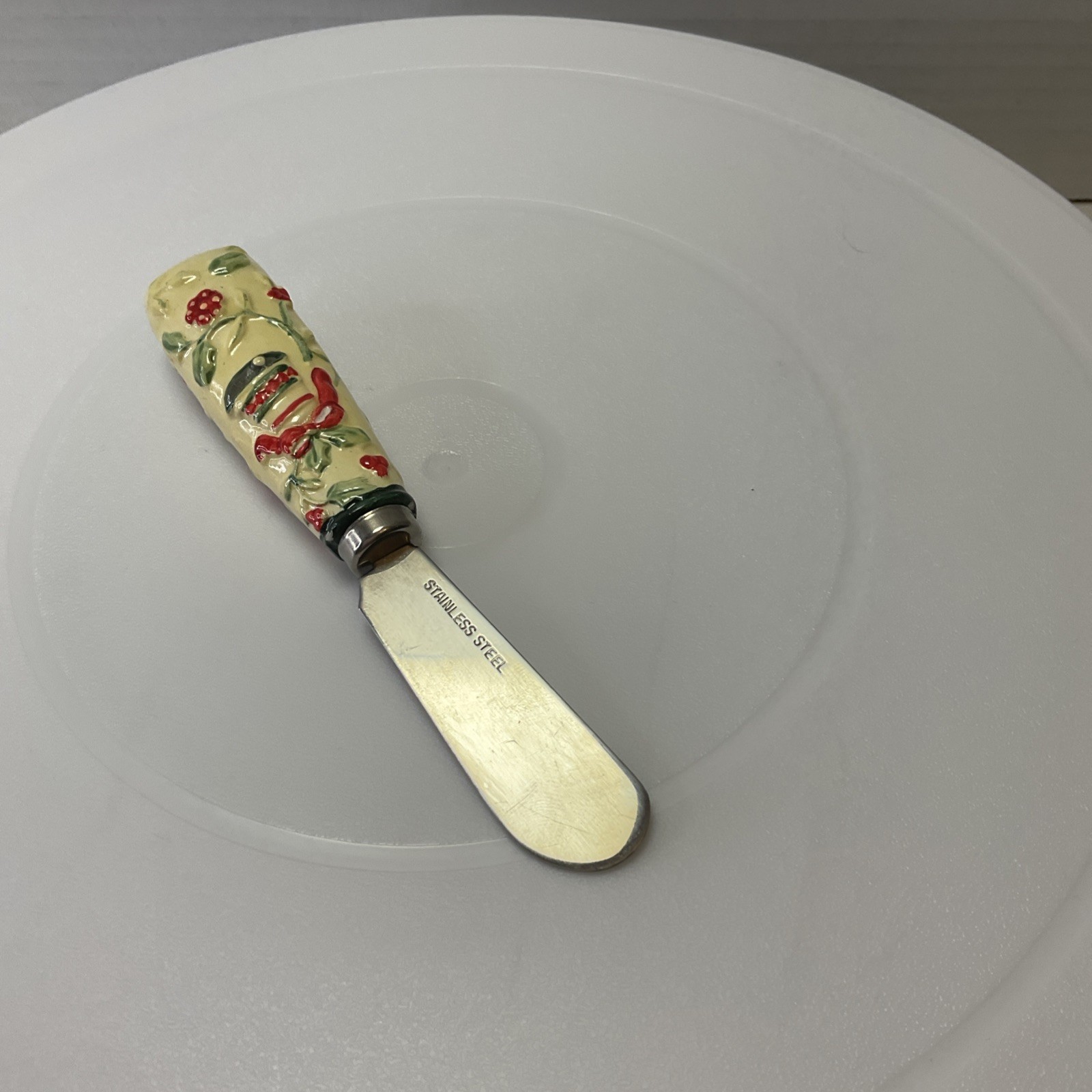 Vintage Pfaltzgraff Winterberry W/Bell Cheese Dip Spread Replacement Knife 5in