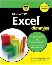 Microsoft 365 Excel For Dummies - Paperback, ...