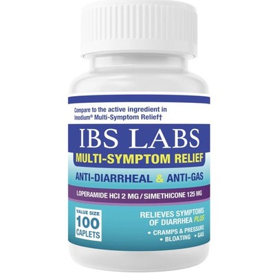  IBS Labs Anti-Diarrheal & Anti-Gas 100 Capsules Exp. 06/2026