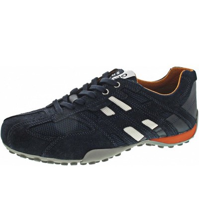 Geox Uomo Snake Herren Sneaker in Blau
