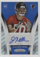 2014 Panini Prizm Rookie Team Logo 19/25 Jake Matthews #AR-JM Auto 3n5
