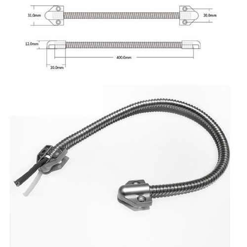 400mm Length Control Lock Electric Exposed Door Lock Stainless Steel Cable Line - Picture 6 of 8