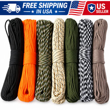 550 Paracord Rope 7 Strand 4mm Parachute Cord Outdoor Camping Survival Lanyard