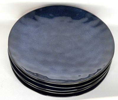 Vicrays Ceramic Dinner Plates Set, 10.5 Inch, Set of 6, Round, Microwave, Oven, 