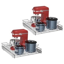 Pull Out Cabinet Organizer 2 Pack 21" W x 21" D , Pull out 21W21D, 2Pack