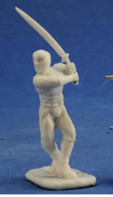 Reaper Miniatures Ninja #80032 Chronoscope Bones Unpainted Plastic Mini Figure