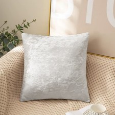 Crushed Velvet Cushion Covers Sofa Throw Pillowcases Cover 16" 18" 20" 22" 24"