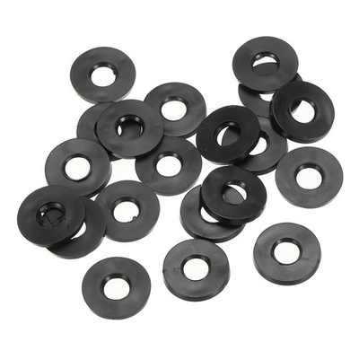 #ad M6 Rubber Flat Washer 60 Pack 6mm ID 13mm OD Sealing Spacer Gasket RingBlack $13.18