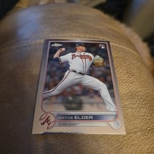 2022 Topps Chrome Update Series Baseball Bryce Elder Atlanta Braves rookie USC37