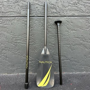 3-Piece Adjustable SUP Paddle –Lightweight, Floating Aluminum Shaft (Nautica)