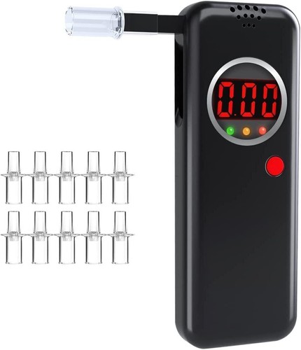Alkoholtester Testsieger Polizeigenau Promille-Test Atem-Messgerät Mundstücke - Bild 1 von 12