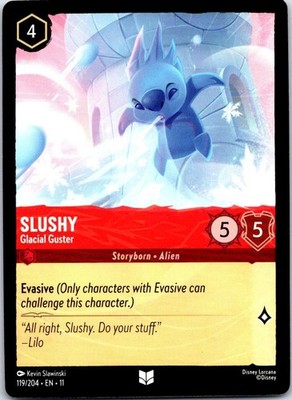 Slushy - Glacial Guster 119/204 Uncommon Winterspell Lorcana NM