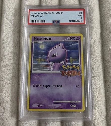 2009 Pokemon Rumble Mewtwo PSA 7