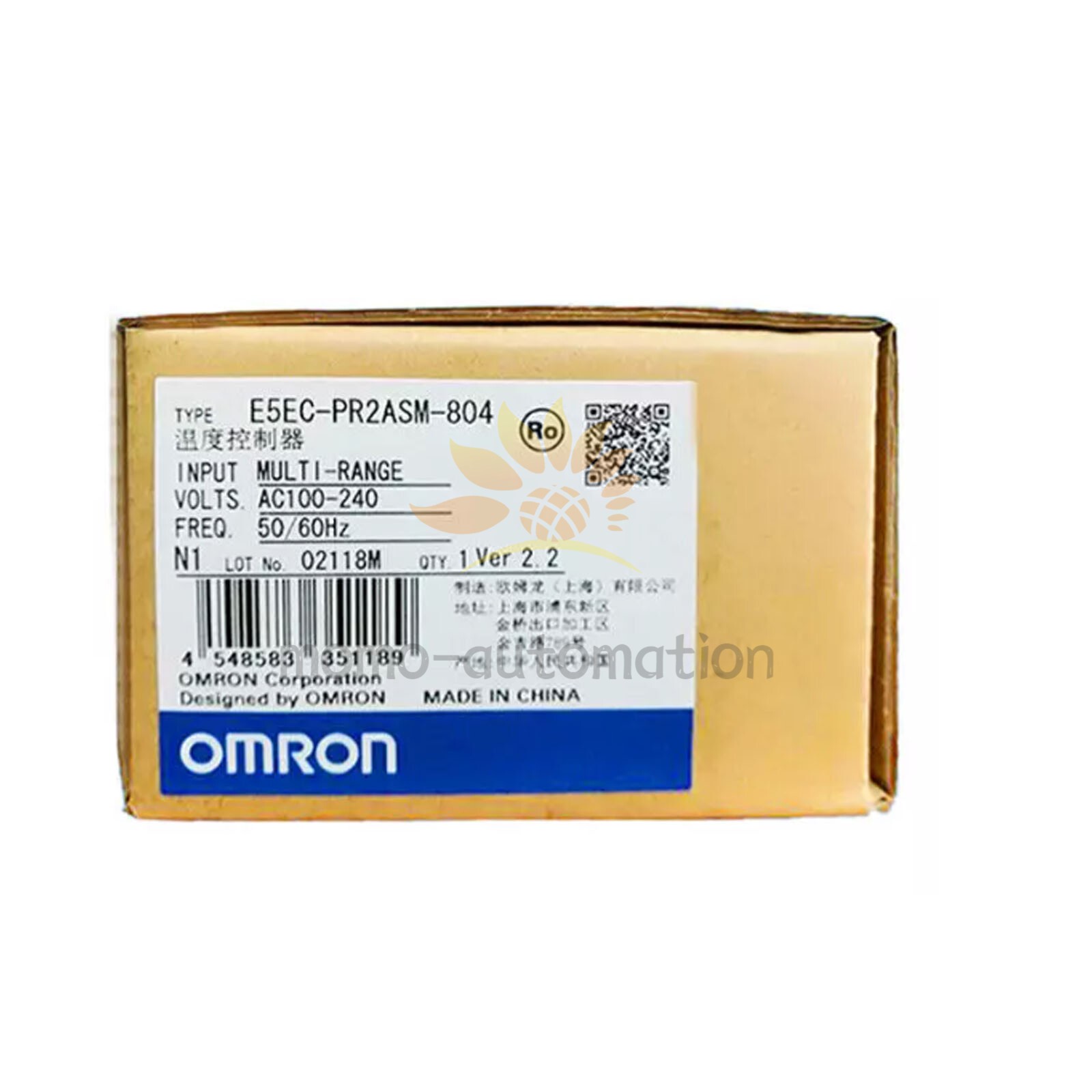 New Omron E5EC-PR2ASM-804 Thermostat in box