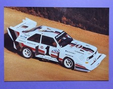 altes Presse Werksfoto, Audi Quattro S1, Pikes Peak USA 1987, Walter R&ouml;hrl
