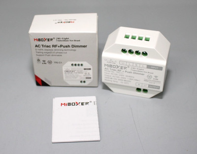 MiBoxer LED Funkdimmer (AC Triac RF+Push Dimmer) 300W | WiFi Ready | TRI-C1 NEU