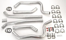 JEGS 30528 Header-Back Dual 2-1/2" Exhaust Kit 409 Stainless Steel