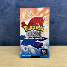 Manuale Pokemon BOX Rubino E Zaffiro Nintendo Gamecube PAL ITA Italiano