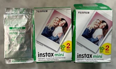 NEW Set (2) Fujifilm Instax Mini Instant Film Twin Packs 10x2 Expires 08/2024