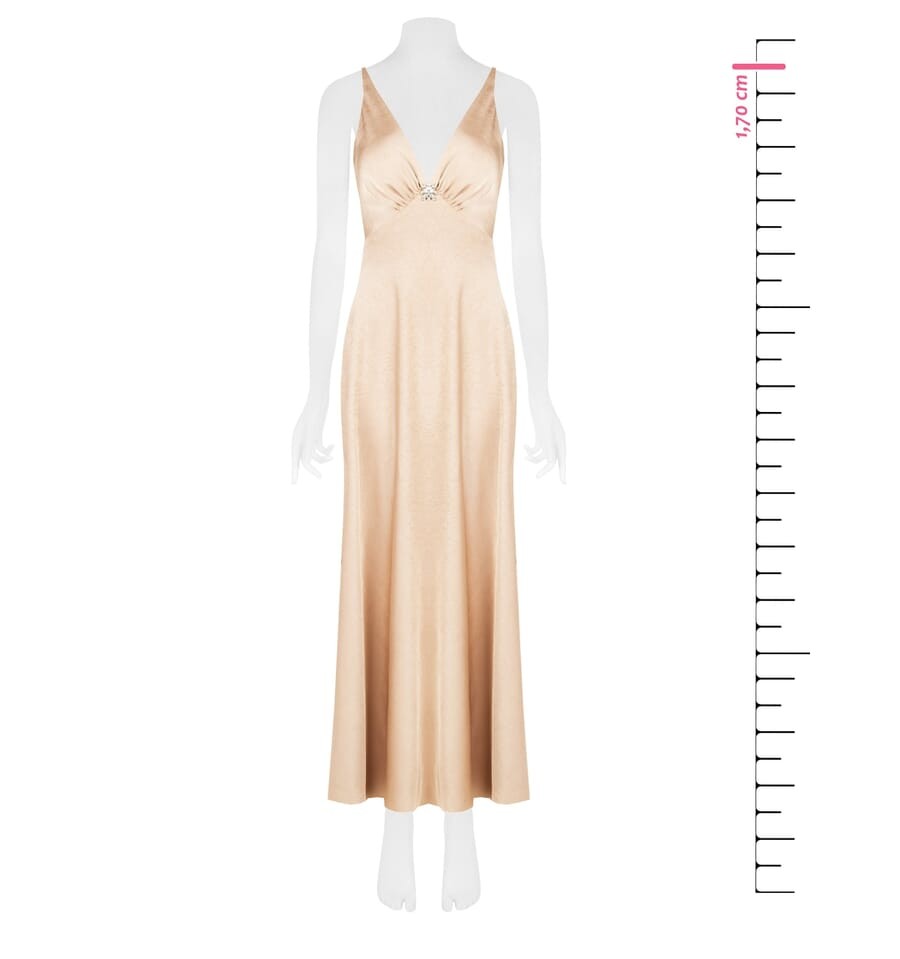 ワンピース RINA SCIMENTO / satin one-piece dress M RINA SCIMENTO / satin one-piece dress M