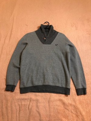 Fred Perry Sweatshirt Men's Gray Logo Pullover