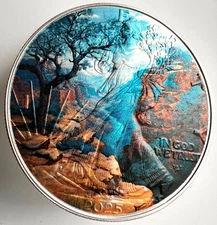 Grand Canyon - American Silver Eagle 1oz .999 Limited Edition Silver Dollar Coin