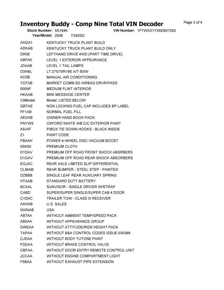 Steering Gear/Rack Power Steering Fits 05-08 FORD F250SD PICKUP 6756835 — 第 3/4 张图片