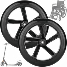AOWESM 8 Inch Scooter Wheels 200mm Large Replacement Wheelchair Wheels w/Bear...