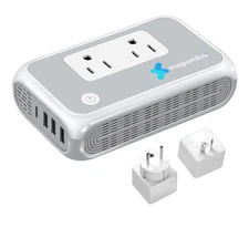 Mapambo 220V to 110V Voltage Converter US to Europe for Curling Irons & Hair ...