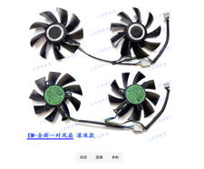 Graphics Card Cooling Fan FDC10U12S9-C For XFX RX580 570 2048SP 4GB Black Wolf