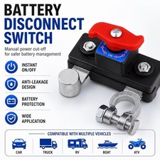 12V/24V Car Battery Disconnect Switch Automatic Manual Circuit Breaker Protector