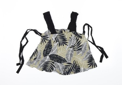 Grünes Basic-Tanktop Damen UK Größe 8 Nobody's Child