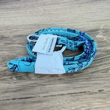 Vera Bradley Breakaway Lanyard Peacock Garden Teal Blue Purple Key ID Badge NWT