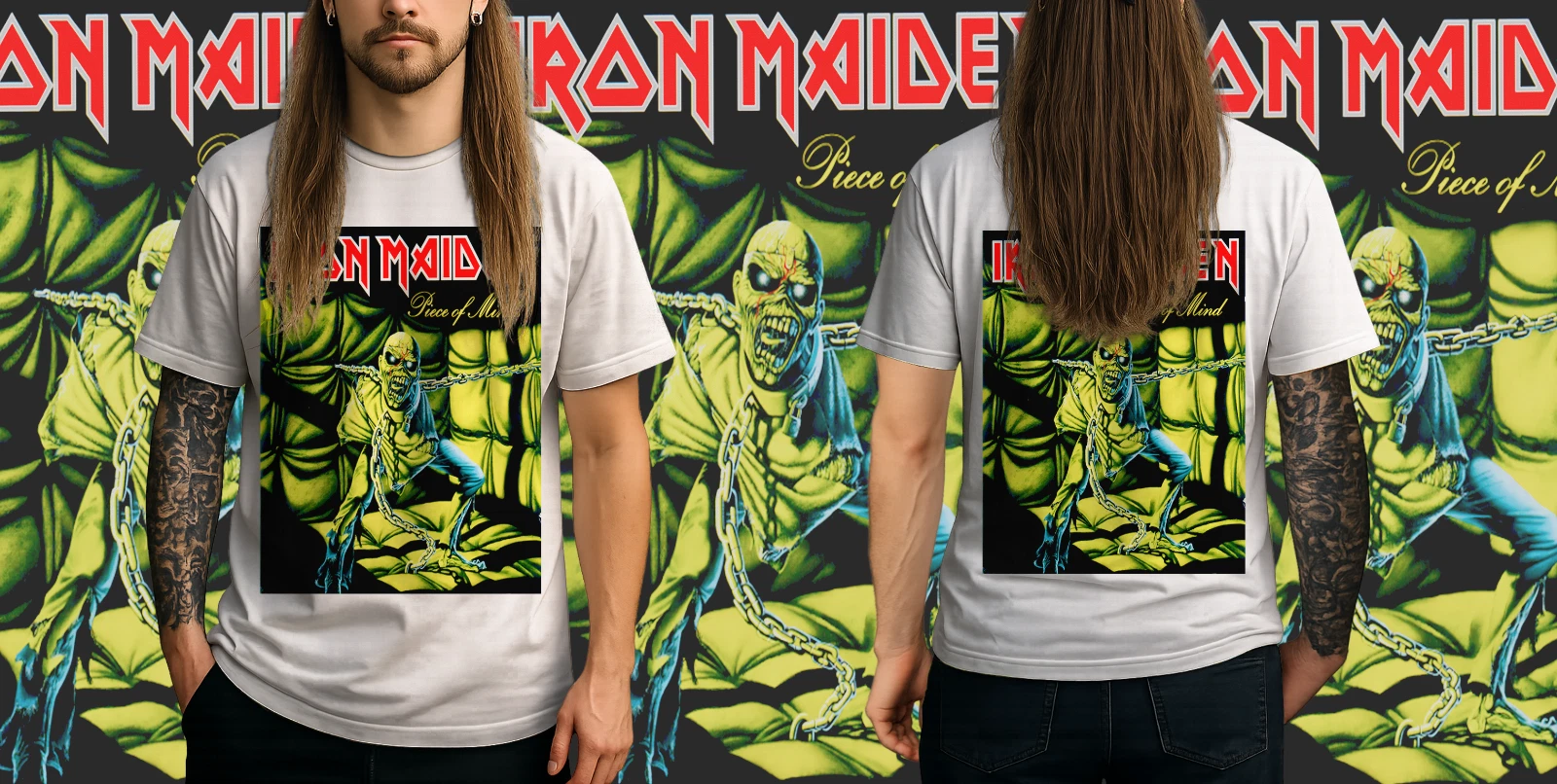 Adult Men, Women, Unisex Iron Maiden Piece Of Mind T-Shirt