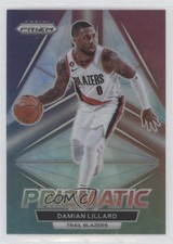 2022-23 Panini Prizm Prizmatic Silver Prizm Damian Lillard #30 1b8