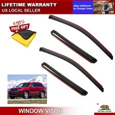 In-channel Window Vent Visors Sun Rain Guards For Jeep Grand Cherokee 2011-2021