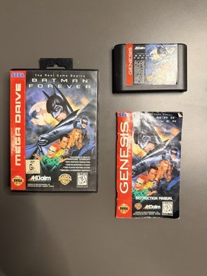 Sega Mega Drive Batman Forever Rare Australian Ozisoft Version Komplett